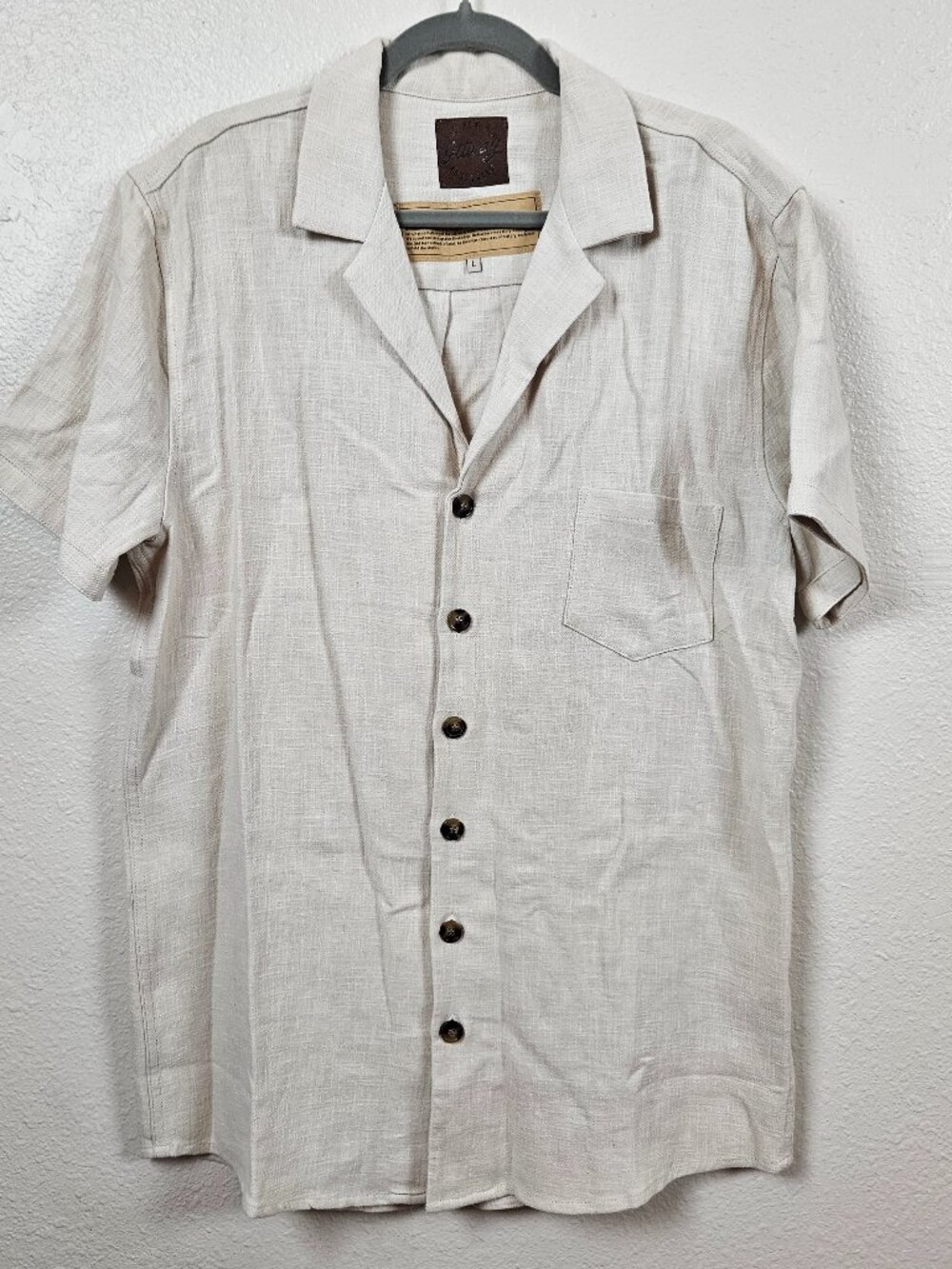 Ottoway the label cream oversized buttondown shirt dress size large